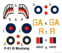 MODEL SAMOLOTU P-51 MUSTANG + KLEJ, PĘDZELKI, PODKŁAD, FARBKI, LAKIER, WASH ...