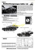 Czołg niemiecki pojazd dowodzenia SdKfz 135 + farby, klej ...