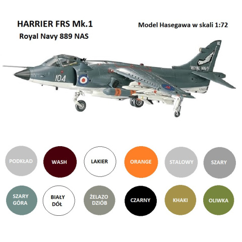 Model samolotu Sea Harrier FRS Mk1. Model samolotu Sea Harrier FRS Mk1.