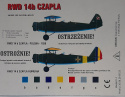 2 modele : RWD-14b Czapla oraz PZL P.11c + podkład, farby i narzędzia