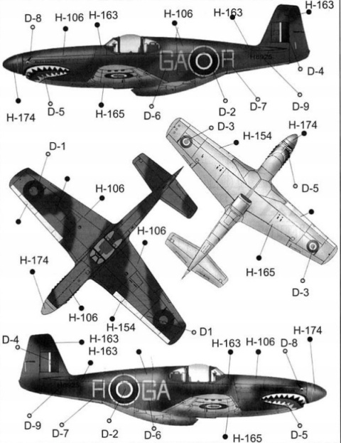 MODEL samolotu MUSTANG P-51 Zestaw III: mata, farby, klej, narzędzia MODEL samolotu MUSTANG P-51 Zestaw III: mata, farby, klej, narzędzia