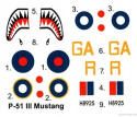 MODEL samolotu MUSTANG P-51 Zestaw III: mata, farby, klej, narzędzia