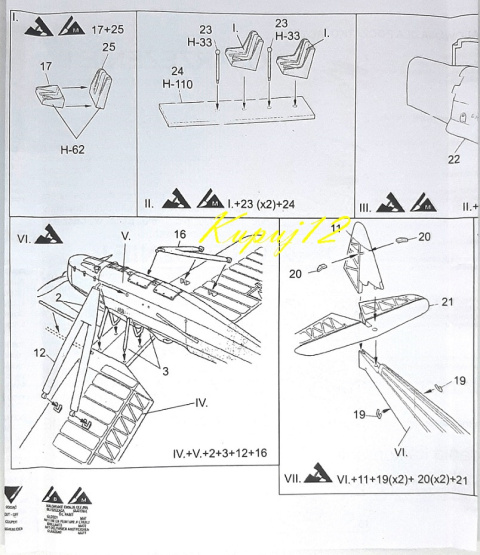 Model samolotu RWD 8 DWL Zestaw: podkład, farby, lakier, wash Model samolotu RWD 8 DWL Zestaw: podkład, farby, lakier, wash