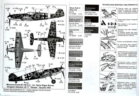 Model samolotu do sklejania MESSERSCHMITT Bf-109 G-2, farby, podkład, lakier, wasch, szpachlówka, taśma modelarska .... Model samolotu do sklejania MESSERSCHMITT Bf-109 G-2, farby, podkład, lakier, wasch, szpachlówka, taśma modelarska ....