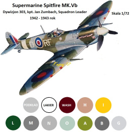 Model samolotu do sklejania SPITFIRE Mk Vb