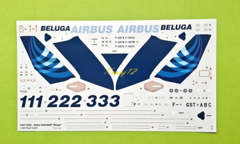 PLASTIKOWY MODEL SAMOLOTU Airbus A300-600 ST Beluga SKALA 1:144 ZESTAW++ PLASTIKOWY MODEL SAMOLOTU Airbus A300-600 ST Beluga SKALA 1:144 ZESTAW++