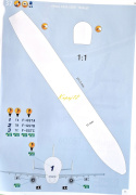 PLASTIKOWY MODEL SAMOLOTU Airbus A300-600 ST Beluga SKALA 1:144 ZESTAW++
