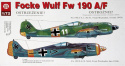 MODEL samolotu FOCKE WULF FW 190 A5 Zestaw I: podkład, farby, lakier