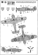 Plastikowy model samolotu Hawker Hurricane Mk. IIC + podkład + farbki + lakier bezbarwny + Wash do imitacji zabrudzeń