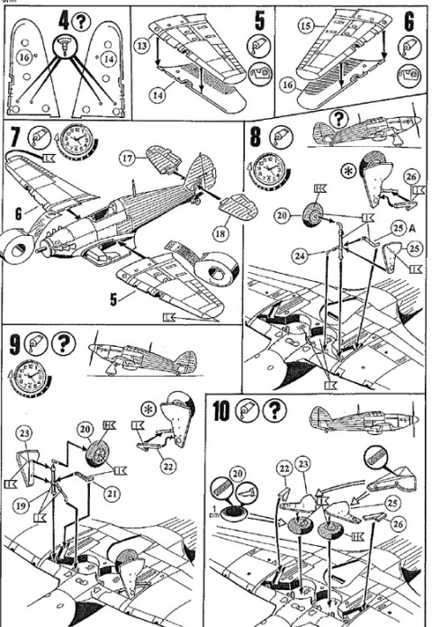 Plastikowy model samolotu Hawker Hurricane Mk. IIC + podkład + farbki + lakier bezbarwny + Wash do imitacji zabrudzeń Plastikowy model samolotu Hawker Hurricane Mk. IIC + podkład + farbki + lakier bezbarwny + Wash do imitacji zabrudzeń