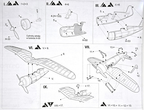 Plastikowy model samolotu PZL 11-c Łaciata 3 Zestaw: podkład, farby, lakier Plastikowy model samolotu PZL 11-c Łaciata 3 Zestaw: podkład, farby, lakier