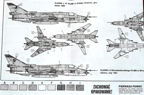 Zestaw 2 modeli samolotów MiG-21 oraz SU-22 + podkład, farbki, pędzelki, klej + ........ Zestaw 2 modeli samolotów MiG-21 oraz SU-22 + podkład, farbki, pędzelki, klej + ........