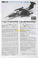 Model samolotu Lockheed F-104S Starfighter + podkład, farby, lakier, wash
