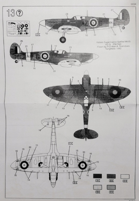Model Samolotu do sklejania SPITFIRE Mk V Zestaw:farby, lakier, klej,pędzle Model Samolotu do sklejania SPITFIRE Mk V Zestaw:farby, lakier, klej,pędzle