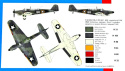 Model plastikowy samolotu z II Wojny ŚwiatowejFairey Fulmar + farba podkładowa + farbki + lakier bezbarwny + wash do imitacji...