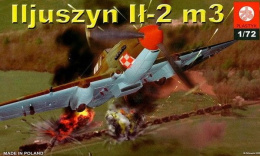 Model samolotu IŁ-2m3 , polska wersja Zestaw:farby, lakier, klej, narzędzia