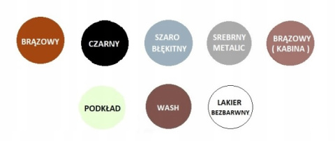Model samolotu Iljuszyn Ił-2 Zestaw: podkład, farby, lakier, klej, pędzelki Model samolotu Iljuszyn Ił-2 Zestaw: podkład, farby, lakier, klej, pędzelki