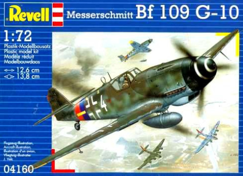 Model samolotu Messerschmitt 109 G-10 Zestaw:farbki, klej, pędzelki, lakier Model samolotu Messerschmitt 109 G-10 Zestaw:farbki, klej, pędzelki, lakier