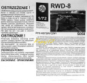 Model samolotu RWD-8 Zestaw: podkład, farby, lakier, wash