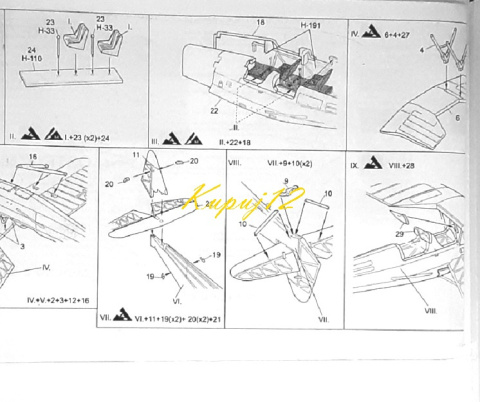 Model samolotu RWD-8 Zestaw: podkład, farby, lakier, wash Model samolotu RWD-8 Zestaw: podkład, farby, lakier, wash