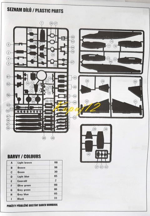 Model samolotu Suchoj Su-25K + farba podkładowa, wash, farby, lakier bezbarwny Model samolotu Suchoj Su-25K + farba podkładowa, wash, farby, lakier bezbarwny