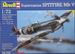 MODEL Samolotu do sklejania SPITFIRE Mk V Zestaw:farby, lakier, klej,pędzle