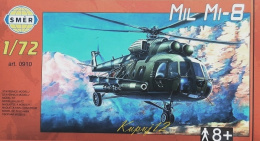 MODEL do sklejania helikoptera śmigłowca MIL Mi-8 + mata modelarska, klej, podkład, farby modelarskie, lakier, wash do zabrudzeń