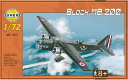 MODEL plastikowego samolotu do sklejania Bloch MB.200 + klej modelarski, farby modelarskie, pędzelki, podkład, lakier, wash.....