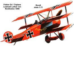 Model samolotu do sklejania Fokker Dr.1 Triplane