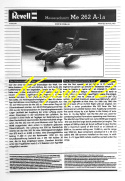 Model samolotu Messerschmitt Me-262 A-1a