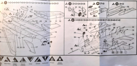 Model samolotu do sklejania MIG-19 Farmer Zestaw: podkład, lakier, farby Model samolotu do sklejania MIG-19 Farmer Zestaw: podkład, lakier, farby