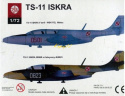 Model do sklejania samolotu TS-11 ISKRA Zestaw: podkład, farby, lakier, wash