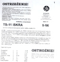 Model do sklejania samolotu TS-11 ISKRA Zestaw: podkład, farby do modelu, lakier, wash