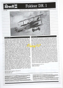 Model samolotu do sklejania Fokker Dr.1 Triplane