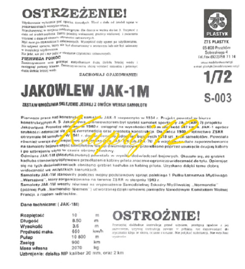 Model samolotu do sklejania JAKOWLEW JAK-1M Zestaw: podkład, farby modelarskie, lakier, wash do zabrudzeń Model samolotu do sklejania JAKOWLEW JAK-1M Zestaw: podkład, farby modelarskie, lakier, wash do zabrudzeń