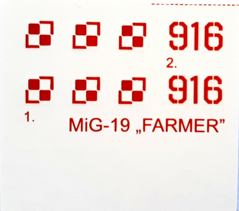 Model samolotu do sklejania MIG-19 Farmer Zestaw: podkład, lakier, farby Model samolotu do sklejania MIG-19 Farmer Zestaw: podkład, lakier, farby