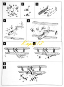 Plastikowy model samolotu Polikarpov Po-2 Kukuruźnik Zestaw: podkład, farby, lakier, wash