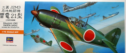 MODEL SAMOLOTU Mitsubishi J2M3 RAJDEN Jack + mata, podkład modelarski, klej modelarski, farba akrylowa do modeli, lakier, wash..