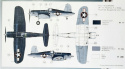 MODEL do sklejania F4U Corsair, samolot lotnictwa marynarki wojennej USA, klej, pędzelki, podkład, farby..... ZESTAW STARTOWY