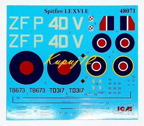 MODEL plastikowy samolot SPITFIRE Mk.XVI Polski Dywizjon 308 + mata modelarska, klej do modeli, farba , pędzlel, lakier ..... MODEL plastikowy samolot SPITFIRE Mk.XVI Polski Dywizjon 308 + mata modelarska, klej do modeli, farba , pędzlel, lakier .....