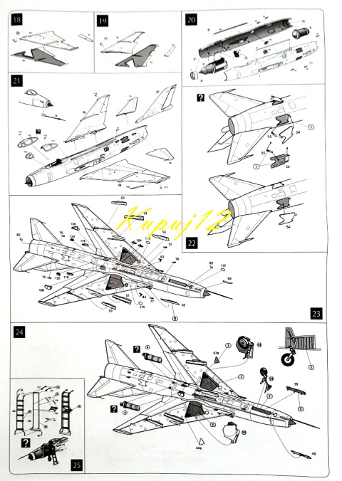 MODEL radzieckiego samolotu odrzutowego SUCHOJ SU-7 BKL + klej, podkład, farba modelarska, lakier... ZESTAW STARTOWY MODELARZA MODEL radzieckiego samolotu odrzutowego SUCHOJ SU-7 BKL + klej, podkład, farba modelarska, lakier... ZESTAW STARTOWY MODELARZA