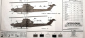 MODEL śmigłowca Bell AH-1 Cobra 1:72 + klej modelarski, farba, lakier, pędzle... ZESTAW STARTOWY DLA POCZĄTKUJĄCEGO MODELARZA