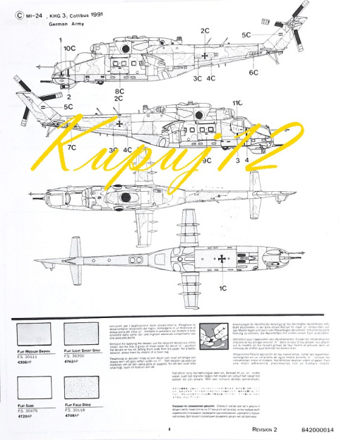 Model do sklejania Mi-24 HIND + farby, lakier, podkład, wash do imitacji zabrudzeń Model do sklejania Mi-24 HIND + farby, lakier, podkład, wash do imitacji zabrudzeń