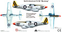 Model Samolotu P-51B MUSTANG + podkład, farby, lakier, wasch