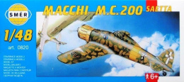 MODEL włoskiego samolotu do sklejania MACCHI M.C. 200 + podkład, farba do modeli, , lakier do modeli, wash do modeli....