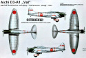 Model samolotu AICHI D3-AI Pearl Harbor + farb, klej modelarski, pędzelki do modeli, taśma ... STARTOWY ZESTAW DLA MODELARZA