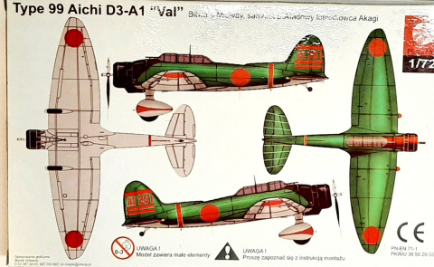 Model samolotu AICHI D3-AI VAL Midway + mata, klej, pędzle modelarskie, taśma, podkład, farby.... ZESTAW NA START DLA MODELARZA Model samolotu AICHI D3-AI VAL Midway + mata, klej, pędzle modelarskie, taśma, podkład, farby.... ZESTAW NA START DLA MODELARZA