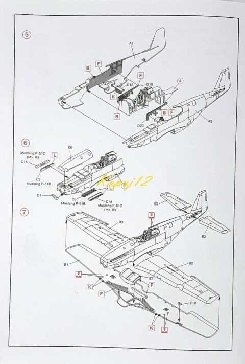 MODEL samolot do sklejania MUSTANG Mk. III Zestaw: farby, klej, pędzelki MODEL samolot do sklejania MUSTANG Mk. III Zestaw: farby, klej, pędzelki