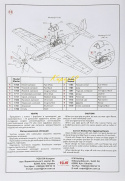 MODEL samolot do sklejania MUSTANG Mk. III Zestaw: farby, klej, pędzelki