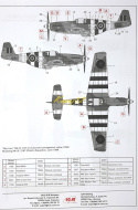 MODEL samolot do sklejania MUSTANG Mk. III Zestaw: farby, klej, pędzelki